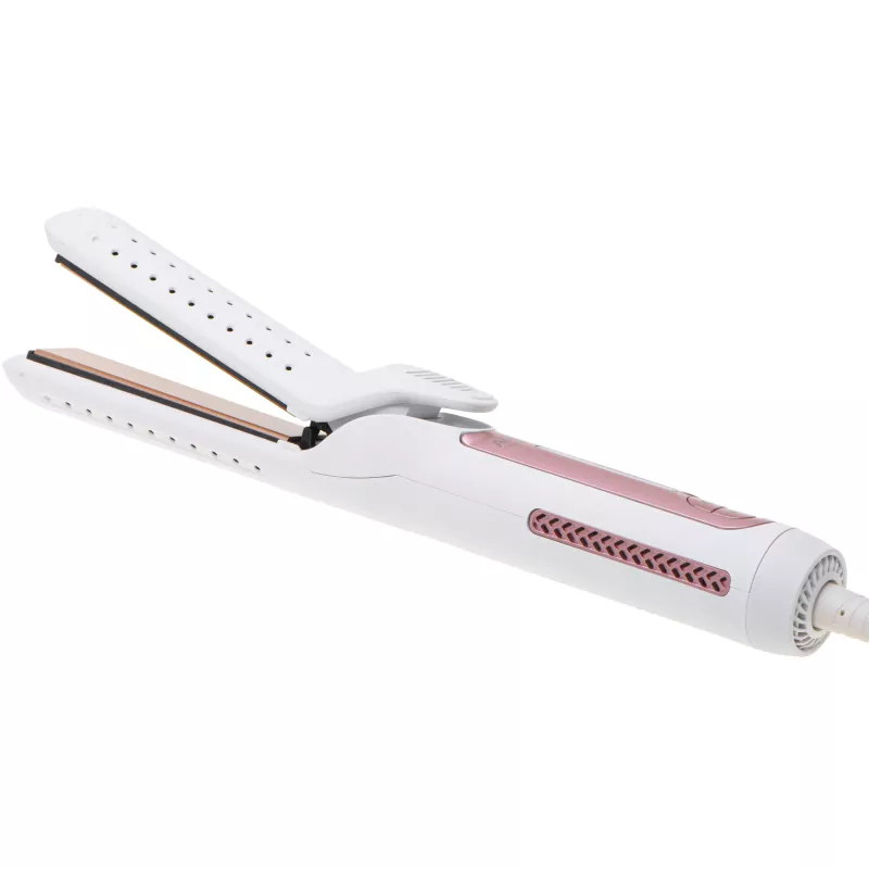 Straightening iron Adler AD 2326 with ceramic heating, adjustable 140–220 °C, 120 W, white