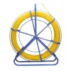 Extralink Rodder 3.8mm 75m | Cable Pulling Rod | Fiberglass FRP, Dia. 3.8mm, Length 75m, Yellow