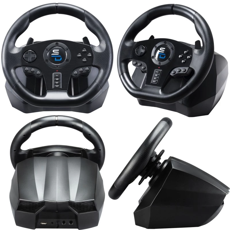 Steering wheel + Pedals Subsonic GS850-X Black 270° rotation USB
