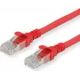 Roline - Patch-Cable - RJ-45 (M) to RJ-45 (M) - 1 m - SFTP, PiMF - CAT 6 - Halogen-Free, Moulded, Stranded - Red