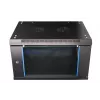 Wall mounted rack Extralink 6U 600x450 Black