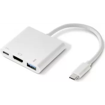 Renkforce RF-4366444 Interface Hub USB 3.2 Gen 1 (3.1 Gen 1) Type-C White (RF-4366444)