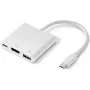 Renkforce RF-4366444 Interface Hub USB 3.2 Gen 1 (3.1 Gen 1) Type-C White (RF-4366444)