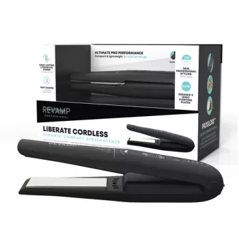 Hair straightener Revamp ST-1700X-EU2 cordless ceramic compact black, model ST-1700-EU2