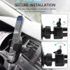 Phone holder Aukey HD-C48 adjustable 360° for smartphones and small tablets, clamp mount, rotatable arm