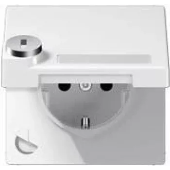 JUNG LS 1520 NAKLSL WW - Type F - 1 Module(e) - 2P - White - Thermoplast - IP44