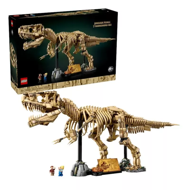 LEGO Dinosaur Skeletons Tyrannosaurus 76968 construction set – buildable T. rex skeleton model