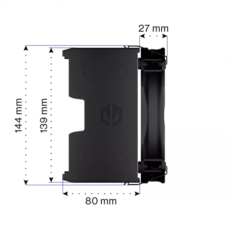 Endorfa Fortis 5 Black CPU cooler