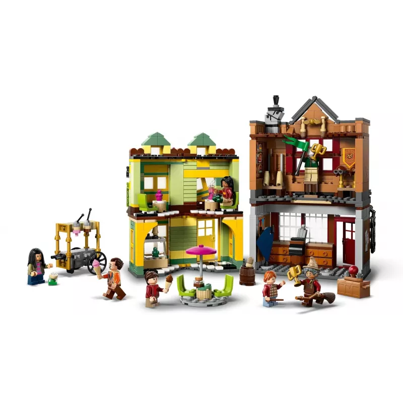 LEGO Harry Potter 76452 Quidditch Supplies Ice Cream Parlour mini‑build set, 795 pieces, 6 minifigures, age 8+