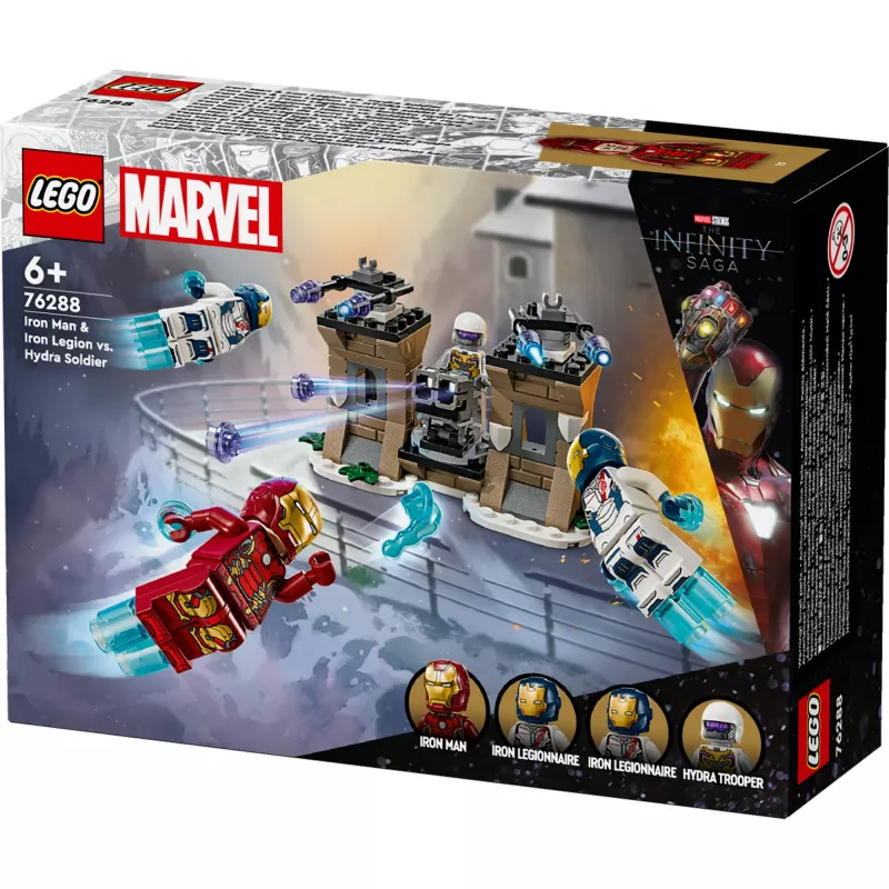 Construction toy LEGO set 76288 Marvel Super Heroes Iron Man Iron Legion HYDRA Soldier, minifigure, buildable model