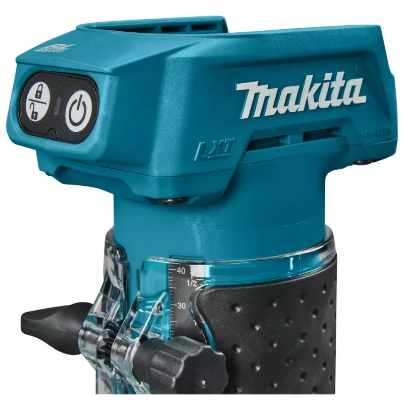 DRT52Z Makita 18V LXT Cordless Brushless 1/4 inch Router Trimmer - Bare Unit