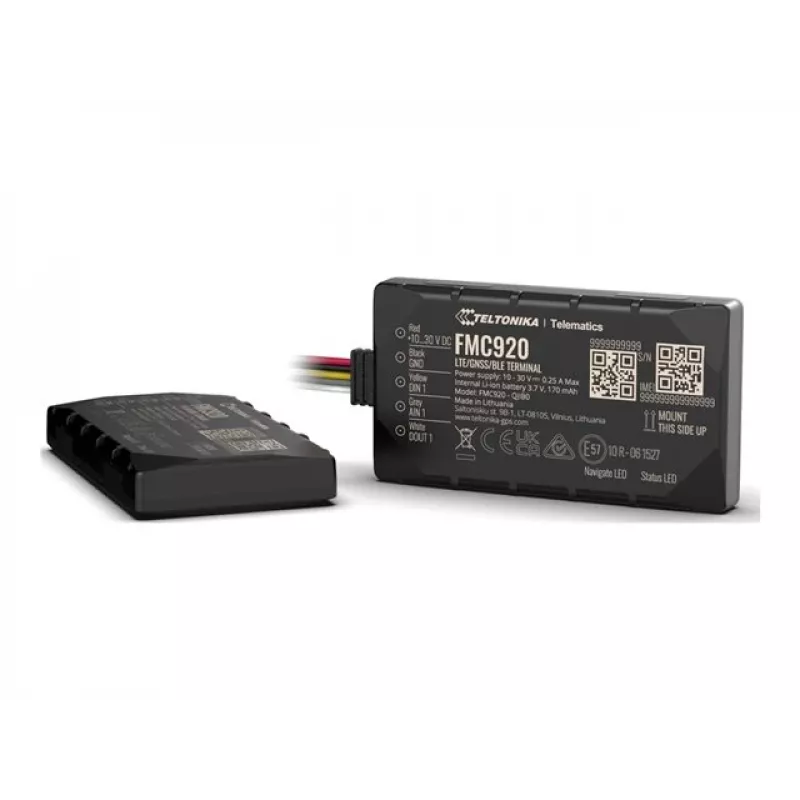 GPS Tracker Teltonika FMC920 4G LTE CAT 1 0.128GB Black