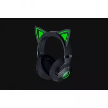 Headset Razer Kraken Kitty V2 BT — Wireless Bluetooth, Circumaural, Head-band, 20–20000 Hz, 325 g, Black