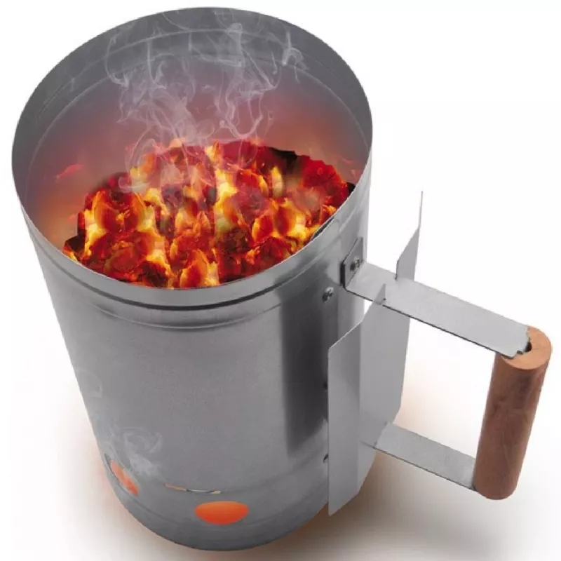 Chimney Starter BLAUPUNKT GCA01 portable charcoal starter, compact design, easy to use