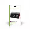 WCACQ30BK, Digital alarm clock, rectangular, black, acrylonitrile-butadiene-styrene (ABS