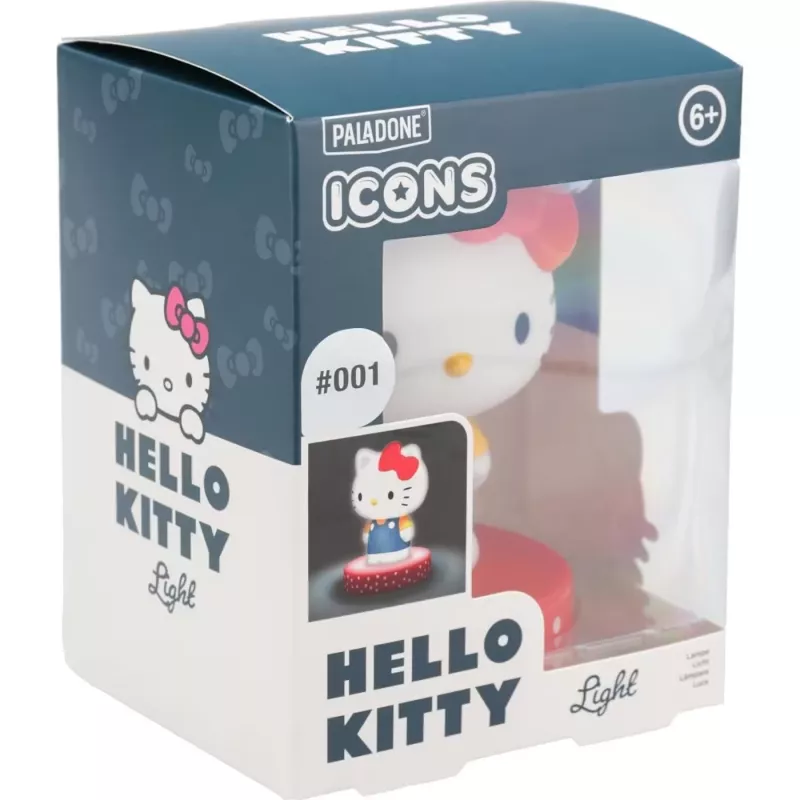 Table lamp Paladone Hello Kitty Icon Light — decorative LED icon lamp, compact bedside light