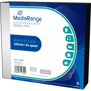 DVD+R DL MediaRange MR465 8.5 GB 5 pcs