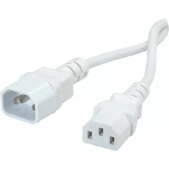 ROLINE GREEN Cold Connection Cable C14/C13 LSOH 1.8m white - Cable - 1.8 m