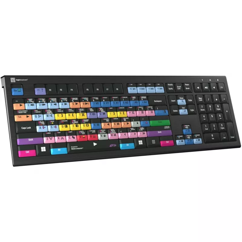 LogicKeyboard Astra 2 Pro Avid Media Composer Backlit Editing Keyboard, UK, PC