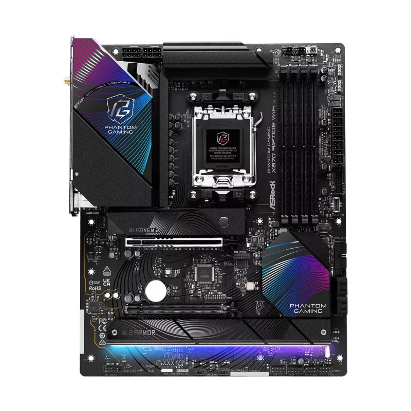 Motherboard ASRock X870 Riptide WiFi — ATX, AMD X870, Socket AM5, DDR5, 4 DIMM, 256 GB, Wi‑Fi 7, 2.5GbE