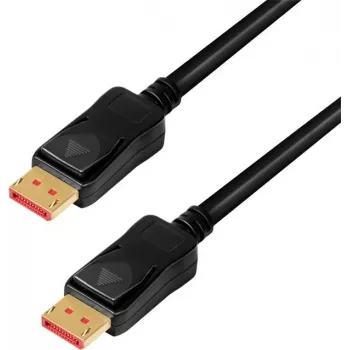 LogiLink CDV0100 DisplayPort Cable DP/M to DP/M, 8K/60 Hz, amplifier, black, 10m (CDV0100)