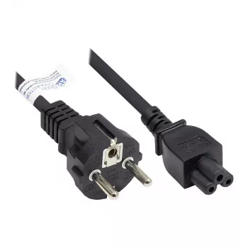 Good Connections grounded plug to C5 black 3m