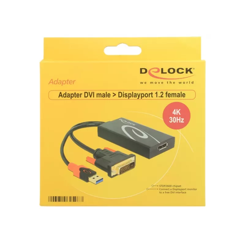 Cable DVI 24+1 + USB-A/Displayport 20p DeLOCK 62596