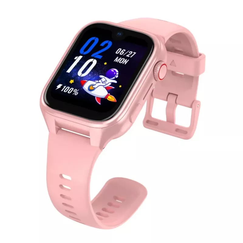 Smartwatch Stelio Junior Pro AI 4G ST-SWJ102-PK — children's 4G watch, pink