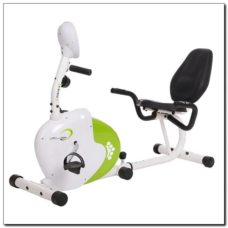 Horizontal magnetic bicycle white and green HMS R9259