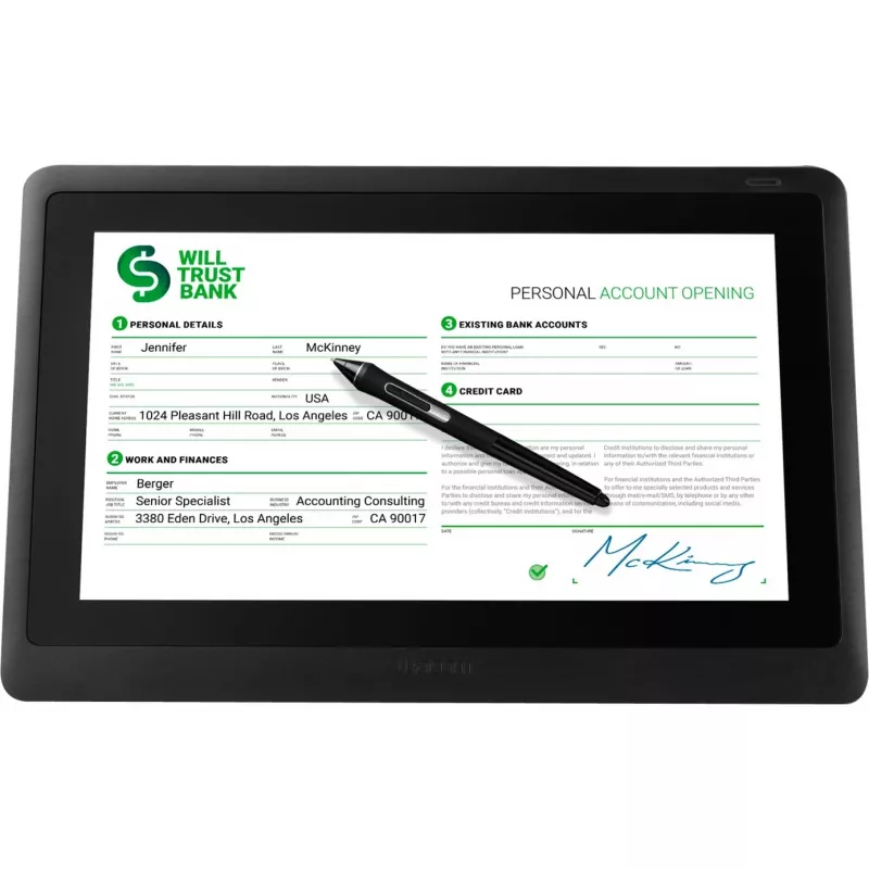 Interactive Pen Display Wacom DTK1660EK0B 15.6 inch Black