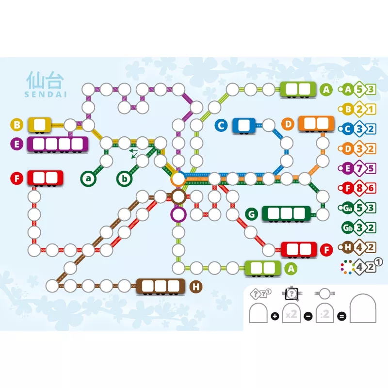 Voll verplant - Zusatzblock Japan, Board Game