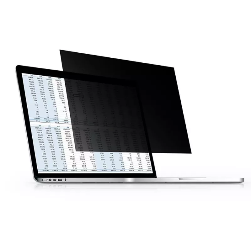 Privacy filter for laptop QOLTEC 51052 — 15.6 inch (39.6 cm), 16:9, transparent, 345.4×194.3 mm