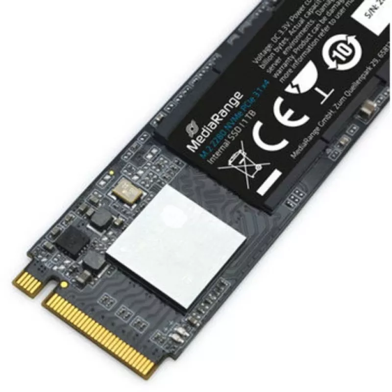SSD disk MediaRange 1 TB M.2 PCI Express 3.1 NVMe MR1033