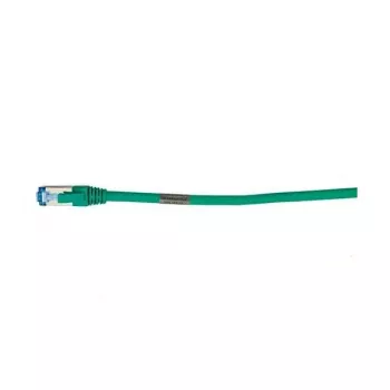 Patch cable RJ45 - CAT6A 500Mhz - 0.15m - green - S-STP(S/FTP) - AWG26 - LSZH - Synergy 21
