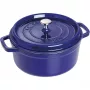 Cast iron cocotte Staub 26 cm round, dark blue