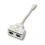 EFB-Elektronik T-Adapter Cat.6 2 x 10/100BaseT for Cablesharing Manufacturer: EFB Elektronik (K5126.015)
