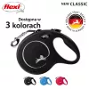 Retractable dog leash Flexi New Classic L 5 m Black – cord, for large breeds (25–45 kg), max load 50 kg