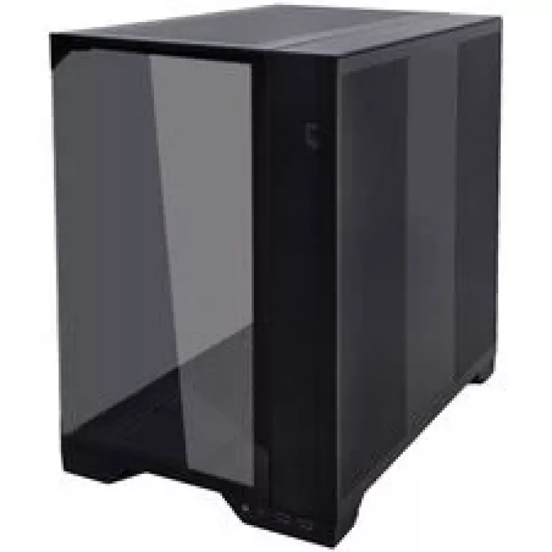 Lian Li O11 Vision Compact PC-Enclosure Bundle + 3x UNI FAN SL-INF 120 Reverse Blade Fan - black
