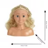 Combing and Styling Head KLEIN Sara 5205 with Realistic Features — doll accessory for hair practice
