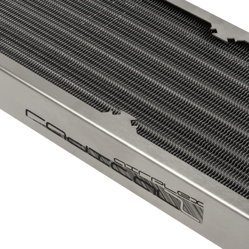 Radiator Aqua-Computer airplex radical 2/480 — Aluminium/Copper/Stainless steel, 520×140×40 mm