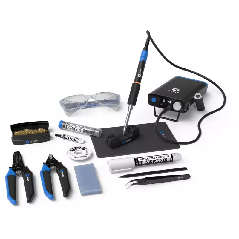 iFixit FixHub Soldering Toolkit the complete soldering kit for every project, incl. Powerstation, smart soldering iron