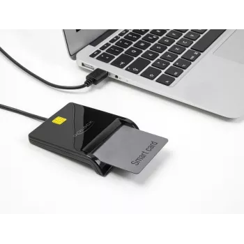 Smart Card Reader DeLOCK 91724 USB Type-A Black