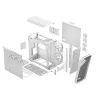 PC case Fractal Design Torrent White — supports ATX, EATX, microATX, ITX; 2x180 mm front fans; 2.5 inch/3.5 inch bays