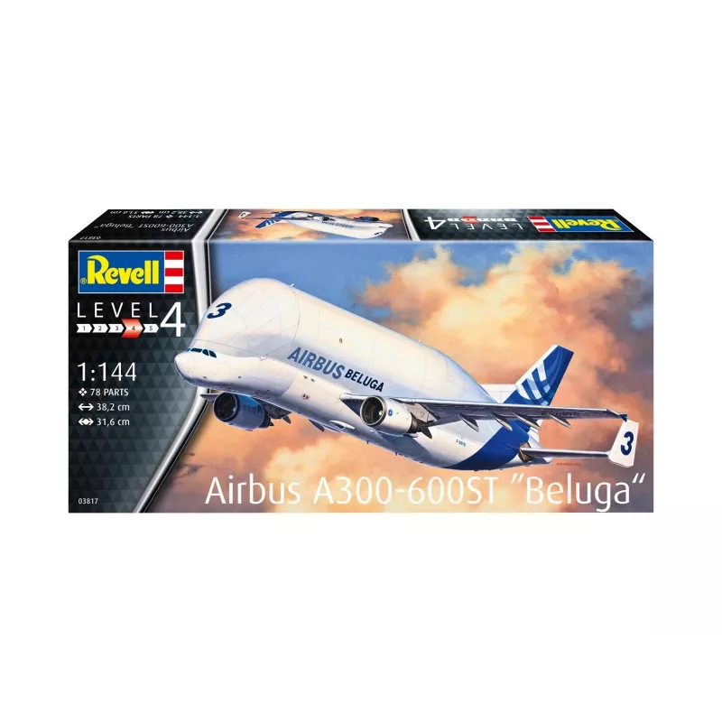 Revell 1/144 Scale Airbus A300-600 pc(s) Beluga Model Kit