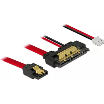 SATA cable DeLOCK 85242 0.3m SATA 7-pin SATA 22-pin Black