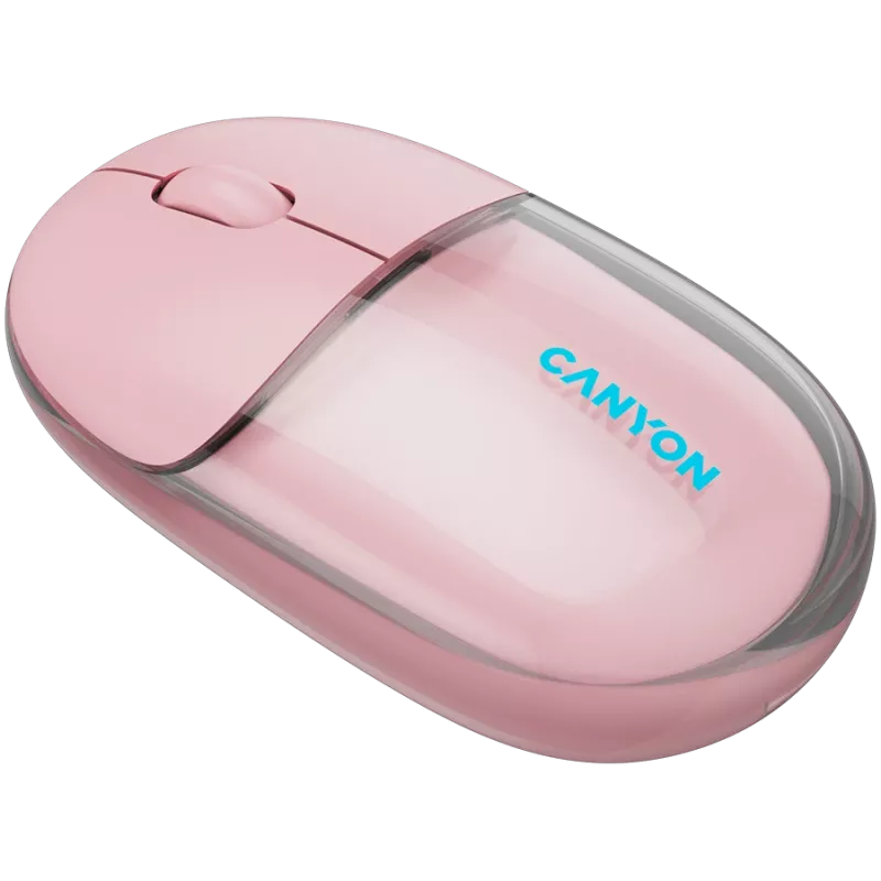 CANYON mouse OnClick 24 BT/ Wireless Transparent/Pink