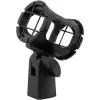 Clamp holder Omnitronic SLIM-01 Black — microphone/accessory clamp, compact slim design