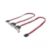 Slotbracket 2x internal SATA to 2x eSATA external DeLOCK 65116