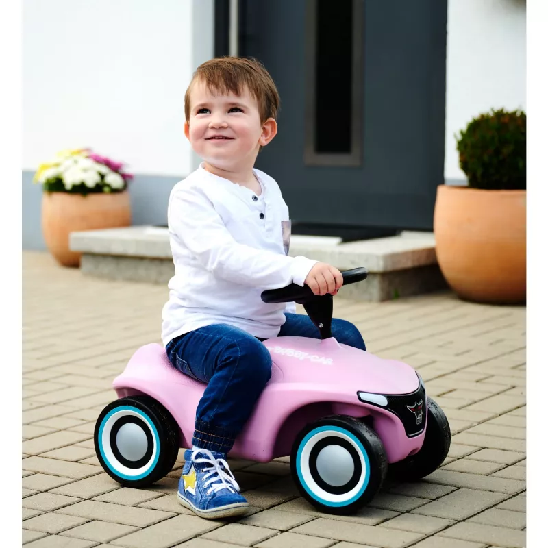 Ride-on toy car Simba‑Dickie BIG Bobby‑Car‑Neo Rosé, push‑and‑ride children's vehicle (pink)