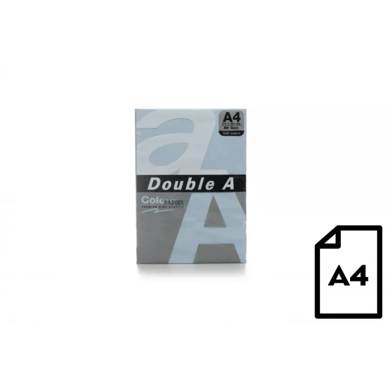 Colour paper Double A, 80g, A4, 500 sheets, Ocean